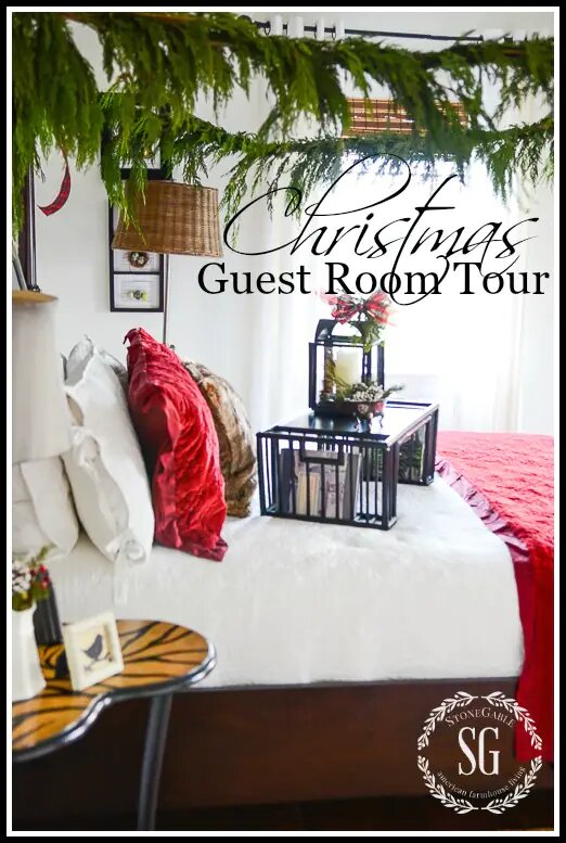 Stone Gable Blog - Guest Room Christmas decoration tour